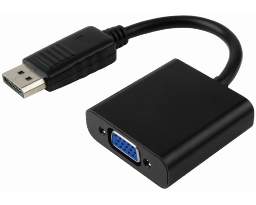 E-GREEN Adapter DisplayPort (M) - VGA D-sub (F) crni *