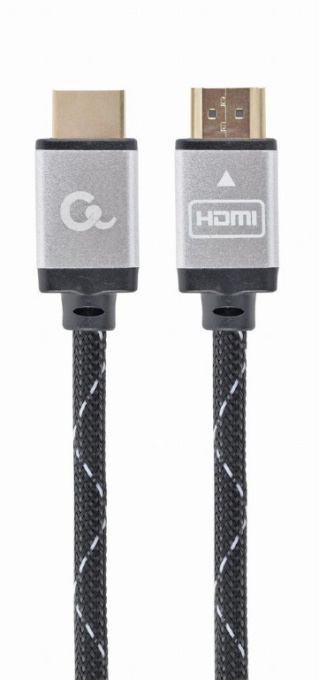 Gembird MONITOR Cable, Select Plus Series, High speed HDMI 4K with Ethernet, HDMI/HDMI M/M, Gold Plated, Braided, 3m CCB-HDMIL-3M