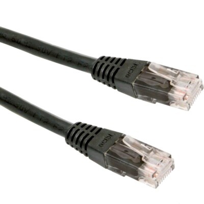 Gembird Patch Cable, U/UTP Cat.5e, Black, 3m PP12-3M/BK