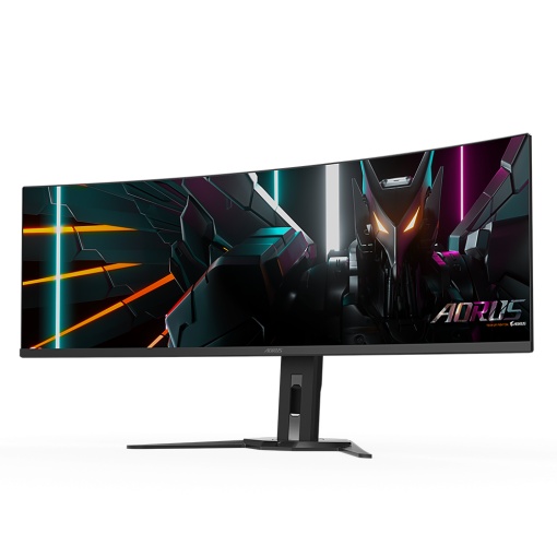 Gigabyte 49" 144Hz Dual-QHD 5120x1440 OLED, HDMI 2.1, 99% DCI-P3, 10 bits color, 0.03 ms GTG, VESA DisplayHDR True Black 400, ClearMR 8000 CO49DQ EK1