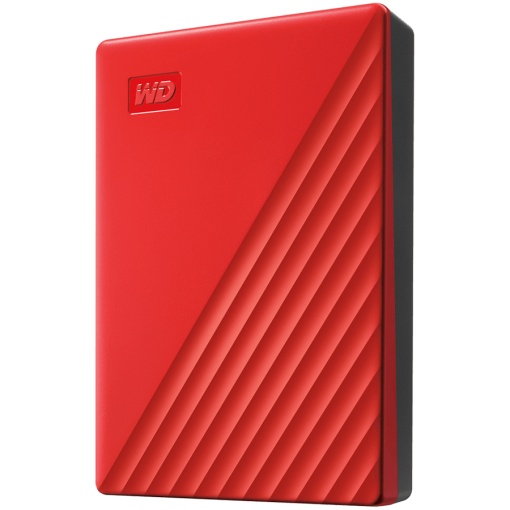 HDD External WD My Passport (6TB, USB 3.2) Red WDBR9S0060BRD-WESN