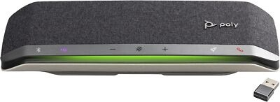 HP Poly HP Poly Sync 40 Microsoft Teams Certified Speakerphone, Silver/Black 77P35AA