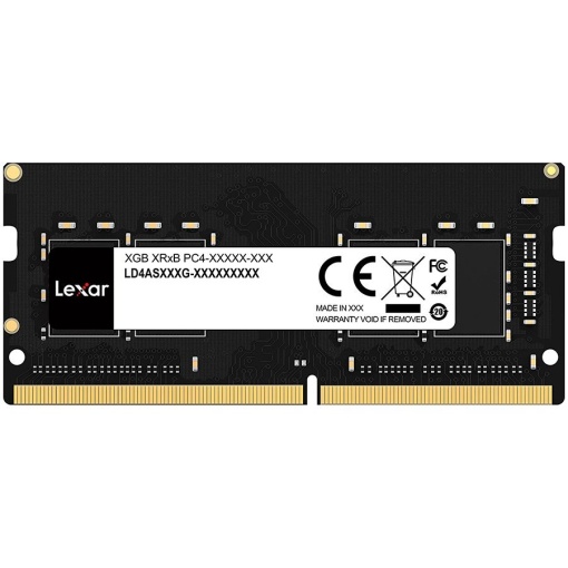 Lexar DDR4 8GB 260 PIN So-DIMM 3200Mbps, CL22, 1.2V- BLISTER Package LD4AS008G-B3200GSST