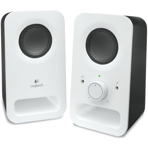 LOGITECH Z150 Stereo Speakers - SNOW WHITE - 3.5 MM 980-000815