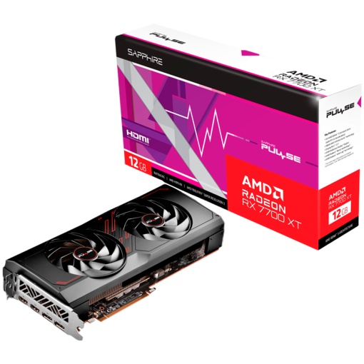 SAPPHIRE PULSE AMD RADEON RX 7700 XT GAMING 12GB GDDR6 DUAL HDMI / DUAL DP 11335-04-20G
