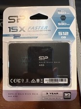 Silicon Power 2.5" 512GB SSD, SATA III, A55, TLC, Read up to 500MB/s, Write up to 450MB/s SP512GBSS3A55S25