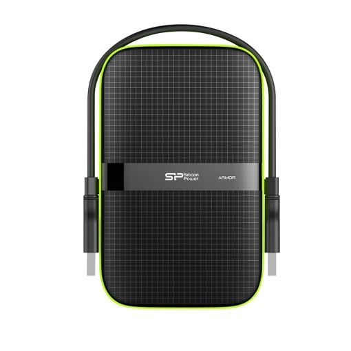 Silicon Power Portable HDD 4TB, Armor A60, USB 3.2 Gen.1, Black SP040TBPHDA60S3K