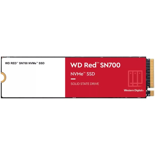 SSD NAS WD Red SN700 500GB M.2 2280-S3-M PCIe Gen3 x4 NVMe, Read/Write: 3430/2600 MBps, IOPS 420K/380K, TBW: 1000 WDS500G1R0C-68BDK0 *
