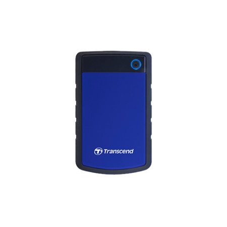 Transcend External HDD 4TB, H3B, USB3.0, 2.5", Anti-shock system, Backup software, 308 gr, Crna / plava TS4TSJ25H3B