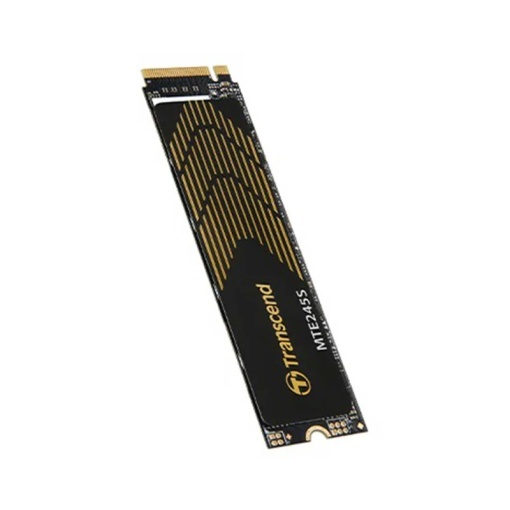 Transcend M.2 NVMe 500GB, 2280, PCIe Gen 4x4, 3D NAND, DRAM-less, Read up to 4,800 MB/s, Write up to 2,800 MB/s, Graphene Heatsink, Single-sided TS500GMTE245S