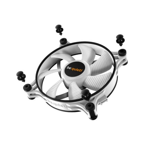 be quiet! Shadow Wings 2 120mm PWM, 1100 rpm, Noise level 15.9 dB, 4-pin connector, Airflow (38.8 cfm / 65 m3/h), White BL089