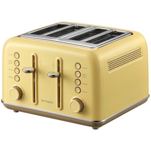 BUYDEEM 4 Slice Toaster, model DT640E, color Mellow Yellow, EU DT640E-MY/EU