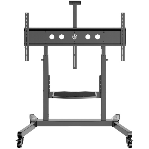 ONKRON Mobile TV Stand Rolling TV Cart for 50 to 100-Inch Screens up to 120 kg, black TS1991-B