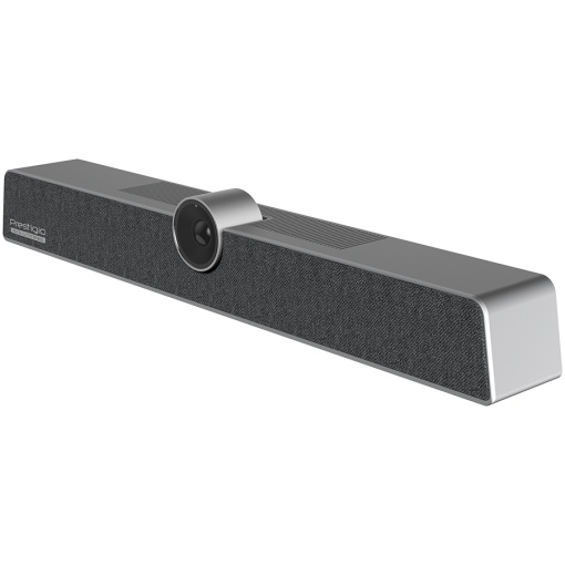 Prestigio Solutions Video Conferencing Collaboration Bar Alpha: UHD, 12MP, 6 mic, 8m (Range), Connection via USB Type-C or AUX PVCCU12M601