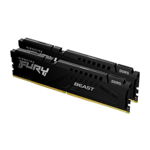 RAM DIMM DDR5 Kingston Fury Beast 64GB (2x32) 5600MHz KF556C40BBK2-64 *