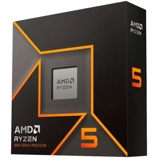 AMD CPU Desktop Ryzen 5 6/12T 9600X (3.9GHz/5.4GHz,38MB,65W,AM5) box, with Radeon Graphics 100-100001405WOF *