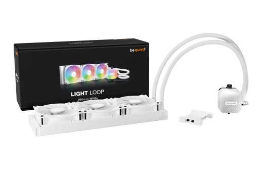 CPU vodeno hladjenje Be Quiet ARGB Light Loop 360mm BW023 (AM4,AM5,1151,1150,1155,1200,1700) White *