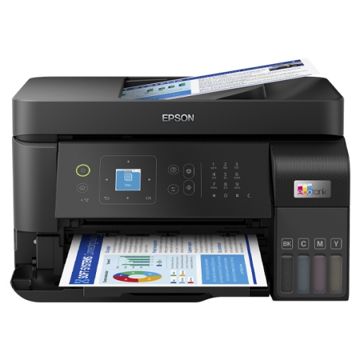 Epson L5590 EcoTank, print-scan-copy-fax, Color, A4, 4800X1200, LAN, Wi-Fi, ADF, LCD, Duplex C11CK57403