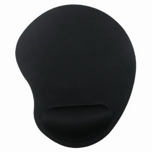 Gembird Mouse Pad with Wrist Support (Foam), 240x220 mm, Black MP-ERGO-01