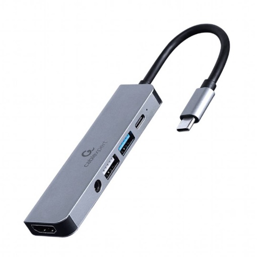Gembird VIDEO Adapter USB-C to VGA HD15, M/F, Cable, Space Grey A-USB3C-VGA-01