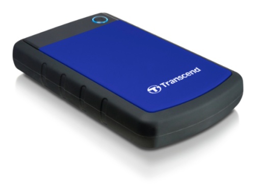 HDD E2.5" Transcend 1TB USB 3.1 TS1TSJ25H3B Anti-shock Black/Blue *