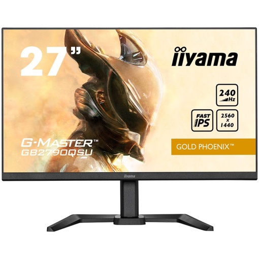 IIYAMA Monitor LED GB2790QSU-B5 GAMING 27inch 240Hz Fast IPS, matte finish 2560 x 1440 @240Hz 400cd 1ms HDMI DP USB Full ERGO GB2790QSU-B5 *