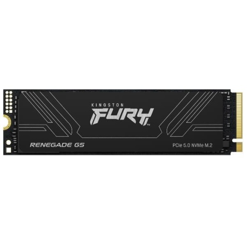 Kingston M.2 NVMe 1TB, 2280, PCIe Gen 5.0x4, 3D TLC NAND, FURY Renegade G5, Read up to 14200 MB/s, Write up to 11000 MB/s (Single-sided) SFYR2S/1T0