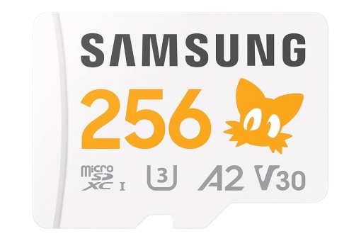 Samsung MicroSD 256GB, PRO Plus Sonic the Hedgehog, SDXC, UHS-I U3 V30 A2, Read up to 180MB/s, Write up to 130 MB/s, for 4K and FullHD video recording, w/SD adapter MB-MD256SA/LC1