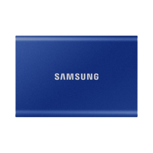 Samsung Portable SSD 2TB, T7, USB 3.2 Gen.2 (10Gbps), [Sequential Read/Write : Up to 1,050MB/sec /Up to 1,000 MB/sec], Blue MU-PC2T0H/WW