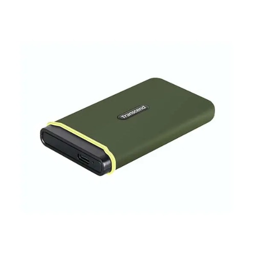 Transcend 4TB, Portable SSD, ESD380C, 3D NAND, USB 3.2 Gen 2x2, Type C, Supports UASP (USB Attached SCSI Protocol) [Read/Write speeds of up to 2,000MB/s], Military Green TS4TESD380C