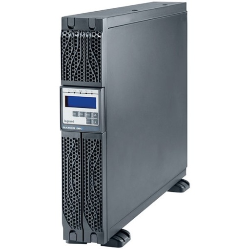 UPS Legrand DAKER DK + Tower/Rack, 3000VA/2700W, On Line Double Conversion, Sinusoidal, PFC, USB & RS232 port, 6 x IEC C13 & 1 x IEC C19, batteries 6x 12V, 9Ah, 30 kg, (Optional Kit Rack 310952, SNMP card 311058, Battery Extension 310662) LN310172