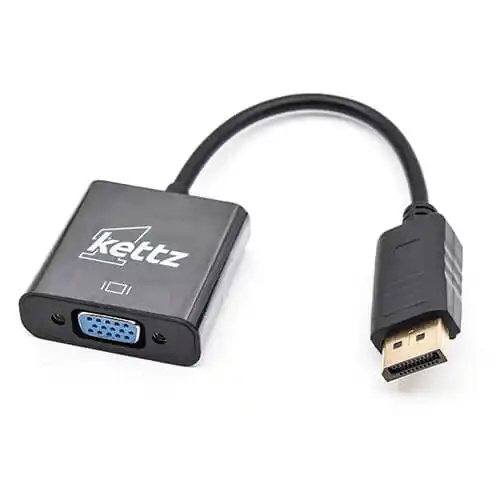 Adapter konverter Displayport - VGA M/F Kettz KT-DP2VG