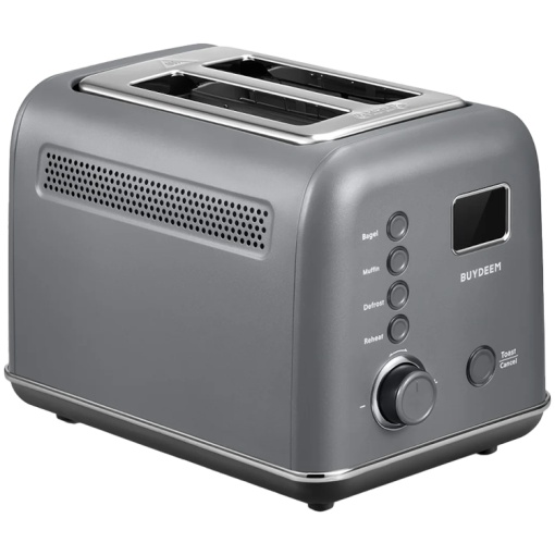BUYDEEM 2 Slice Automatic Metal Toaster, model DT730E, color Ink Grey, EU DT730E-IG/EU