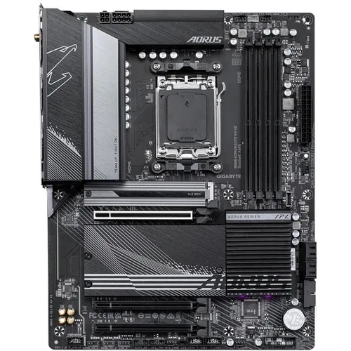 Gigabyte AM5, AMD B650, 4x DDR5, 1x PCIe 5.0 x4 and 2x PCIe 4.0 x4 M.2 Connectors B650 A ELITE AX V2