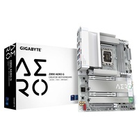 Gigabyte LGA1851, 4x DDR5, 2x PCIe 5.0 x16 (x16, x8) with PCIe UD Slot X, 5 x M.2 Slots, 1x PCIe 5.0 M.2 Slot, 4x PCIe 4.0 M.2 Slots Z890 AERO G *