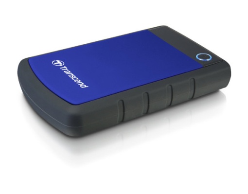 HDD E2.5" Transcend 4TB USB 3.1 TS4TSJ25H3B ", Anti-shock system, Crna/plava