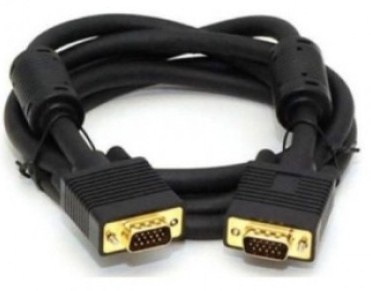 Kabl E-Green VGA za Monitor 10m M/M HQ sa feritima crni