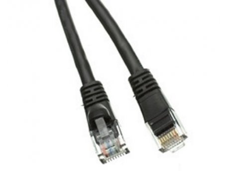 LAN UTP-Kabl E-Green UTP patch Cat5E 0.3m crni *