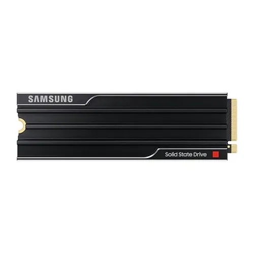 Samsung M.2 NVMe 4TB, 2280, PCIe Gen 5.0x4, 9100 PRO, Read up to 14800 MB/s, Write up to 13400 MB/s, w/Heatsink MZ-VAP4T0CW *