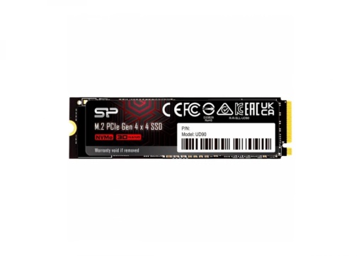 Silicon Power M.2 NVMe 250GB, 2280, PCIe Gen 4x4, UD90, 3D NAND, Read up to 4,800 MB/s, Write up to 4,200 MB/s (single sided) SP250GBP44UD9005