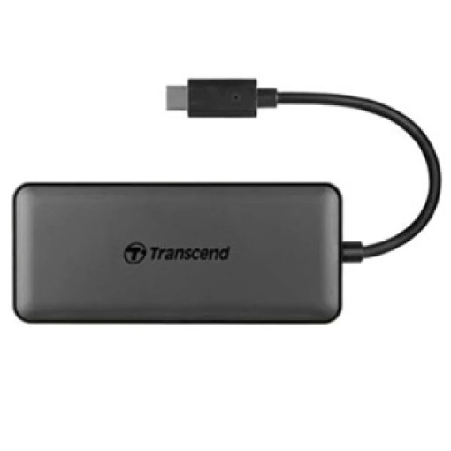 Transcend 3-Port Hub,1-Port PD,SD/MicroSD Reader, USB 3.1 Gen 2,Type-C TS-HUB5C