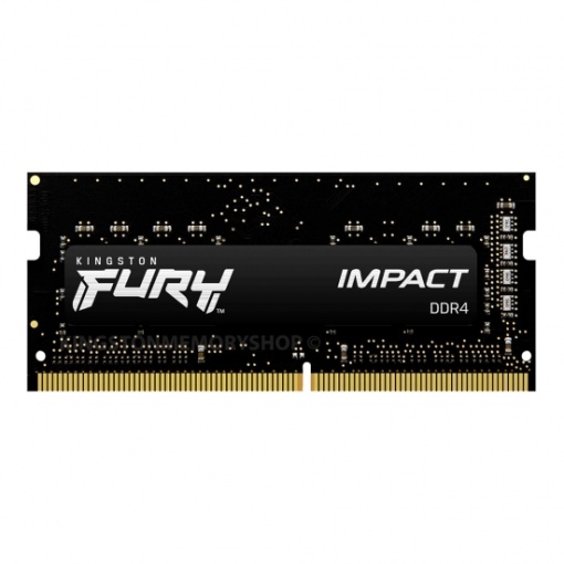 Kingston DDR4 8GB SO-DIMM 3200MHz [FURY IMPACT], Non-ECC Unbuffered, CL20 1.2V, 260-pin 1Rx8 KF432S20IB/8