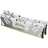 Kingston DDR5 64GB (2x32GB) 6400MHz [FURY RENEGADE], Non-ECC UDIMM, CL32 1.4V, 288-pin 2Rx8, Silver/White, Memory Kit, w/Heatsink, XMP KF564C32RWK2-64