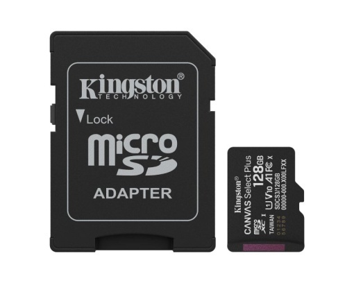KINGSTON Memorijska kartica U1 V10 SDXC 128GB Canvas Select Plus G3 150R SDCS3/128GB + adapter