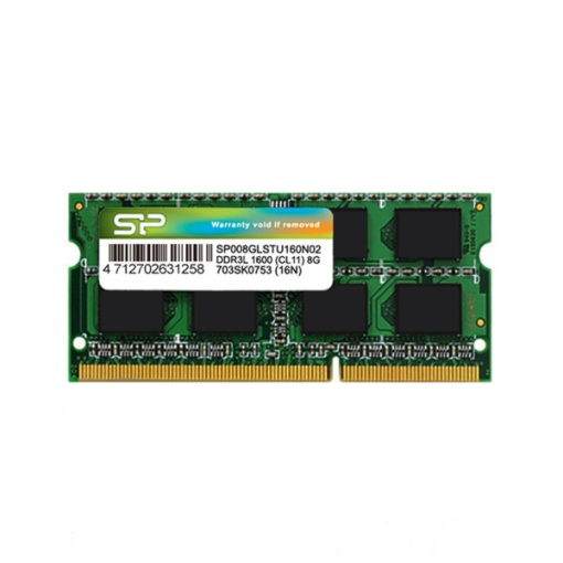 RAM SODIMM DDR3L 8GB 1600MHz Silicon Power SP008GLSTU160N02 *