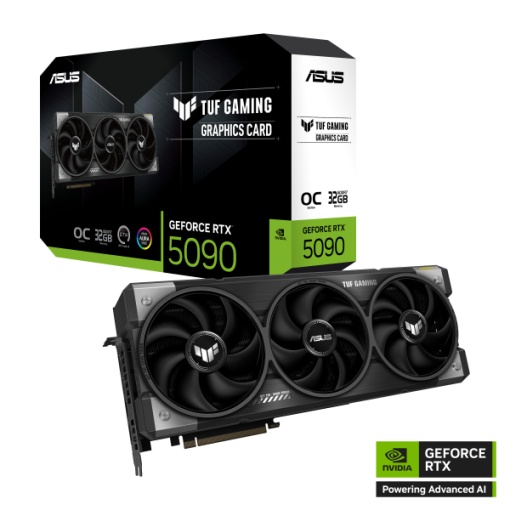 SVGA ASUS RTX 5090 TUF 32GB GDDR7 512Bit, TUF-RTX5090-O32G-G