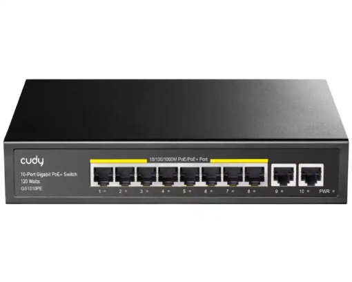 Svič 10/100/1000 10-port Cudy GS1010PE *