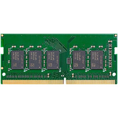 Synology 8 GB DDR4 ECC Unbuffered SODIMM Memory Module EAN:4711174724055, for models : RS1221RP+, RS1221+, DS1821+, DS1621xs+, DS1621+ D4ES01-8G