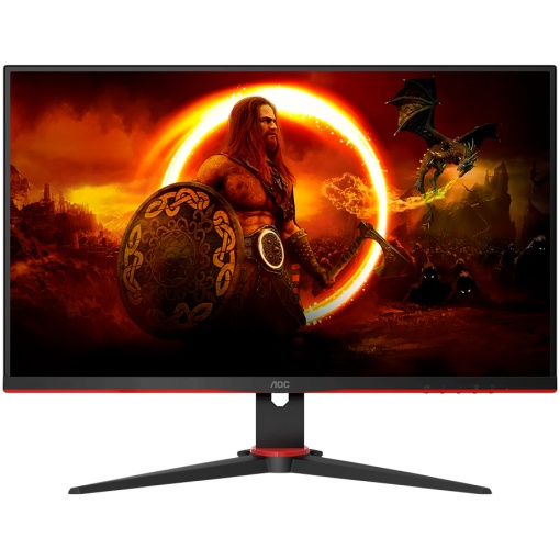 AOC Gaming 27G2SPAE/BK - G2 SeriesLED monitor gaming 27" 1920 x 1080 Full HD (1080p) @ 165 Hz IPS 250 cd/m² 1000:1 1 ms 2xHDMI VGA DisplayPort speakers black red 27G2SPAE/BK *