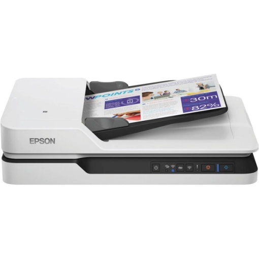 Epson Scanner WorkForce DS-1660W, Flatbed A4, ADF (50 pages), 25 ppm, WiFi, USB 3.2 B11B244401 *
